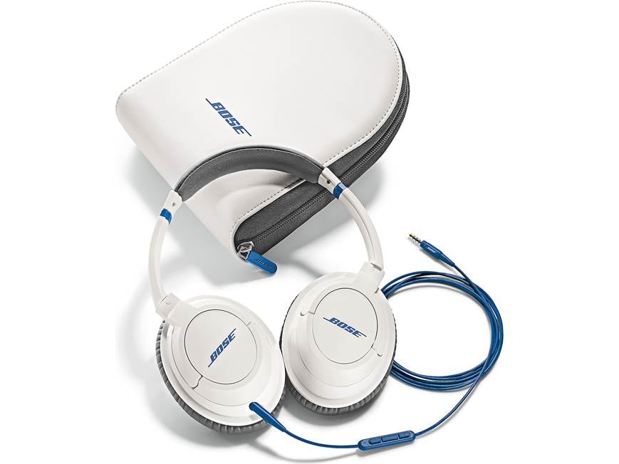 BOSE ヘッドフォン　Sound True　白 青 Bose® SoundTrue™ around-ear headphones (White) With in-line remote