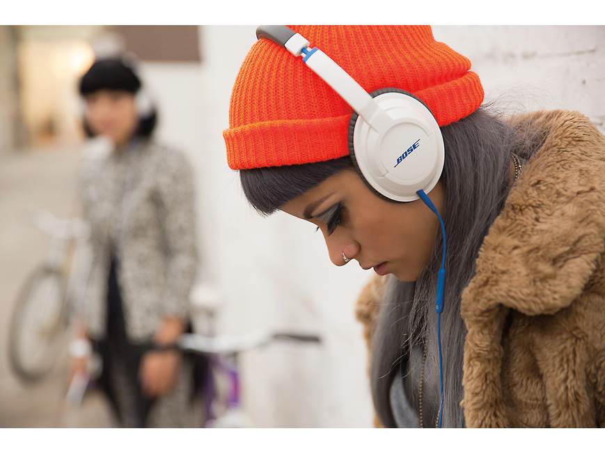 Bose® SoundTrue™ around-ear headphones (White) With in-line remote