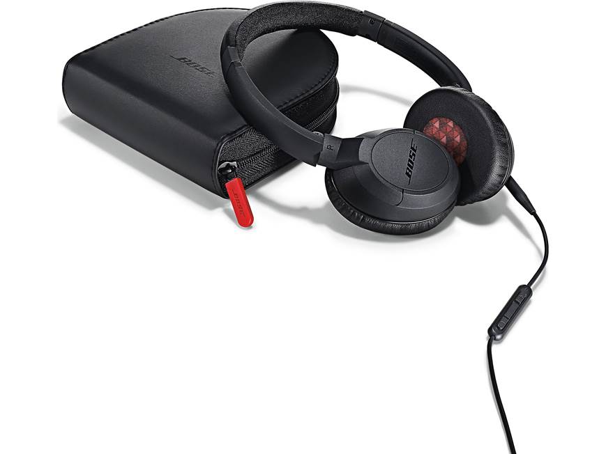 Bose® SoundTrue™ on-ear headphones (Black) With in-line remote and