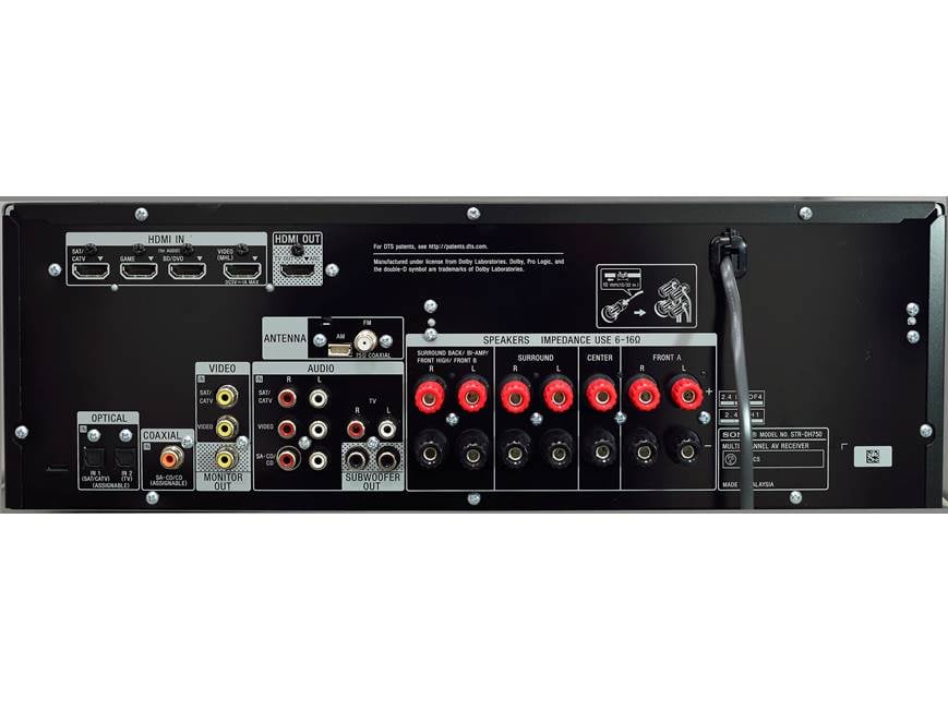 Sony STR-DH750 7.2-channel home theatre receiver with Bluetooth