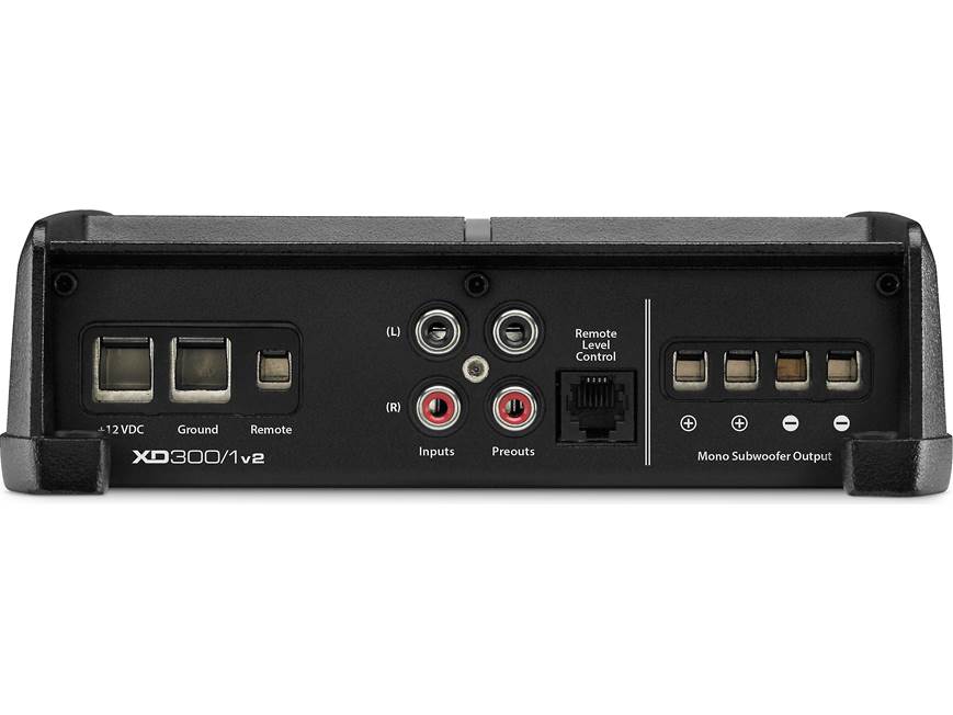 JL Audio XD300/1v2 Mono subwoofer amplifier — 300 watts RMS x 1 at