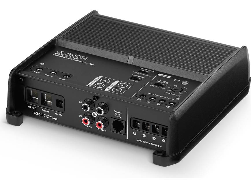 JL Audio XD300/1v2 Mono subwoofer amplifier — 300 watts RMS x 1 at