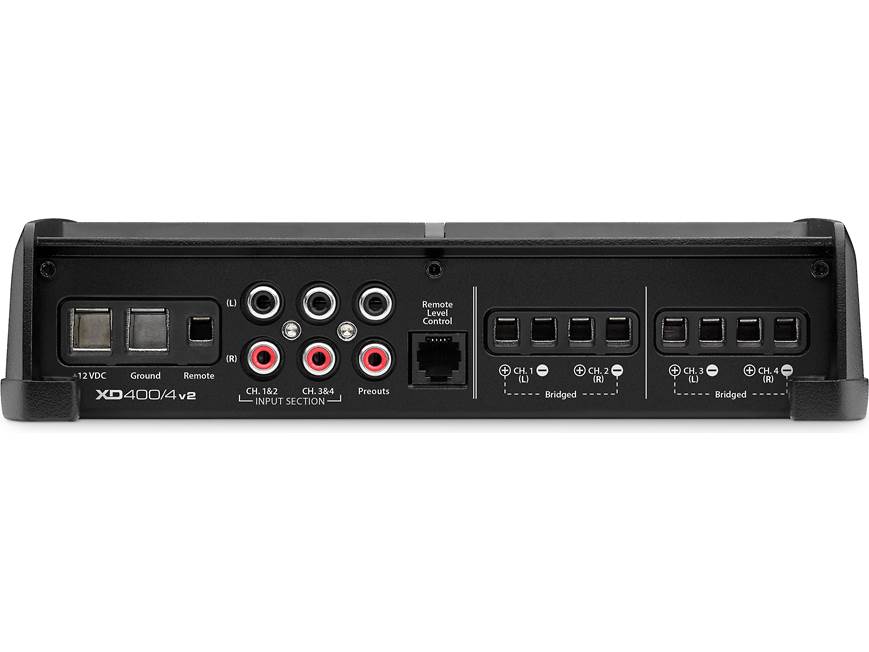 JL Audio XD400/4v2 4-channel car amplifier — 75 watts RMS x 4 at
