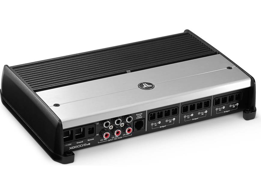 JL Audio XD600/6v2 6-channel car amplifier — 75 watts RMS x 6 at