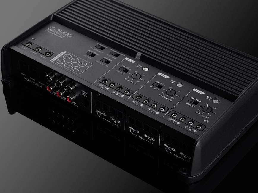 JL Audio XD600/6v2 6-channel car amplifier — 75 watts RMS x 6 at