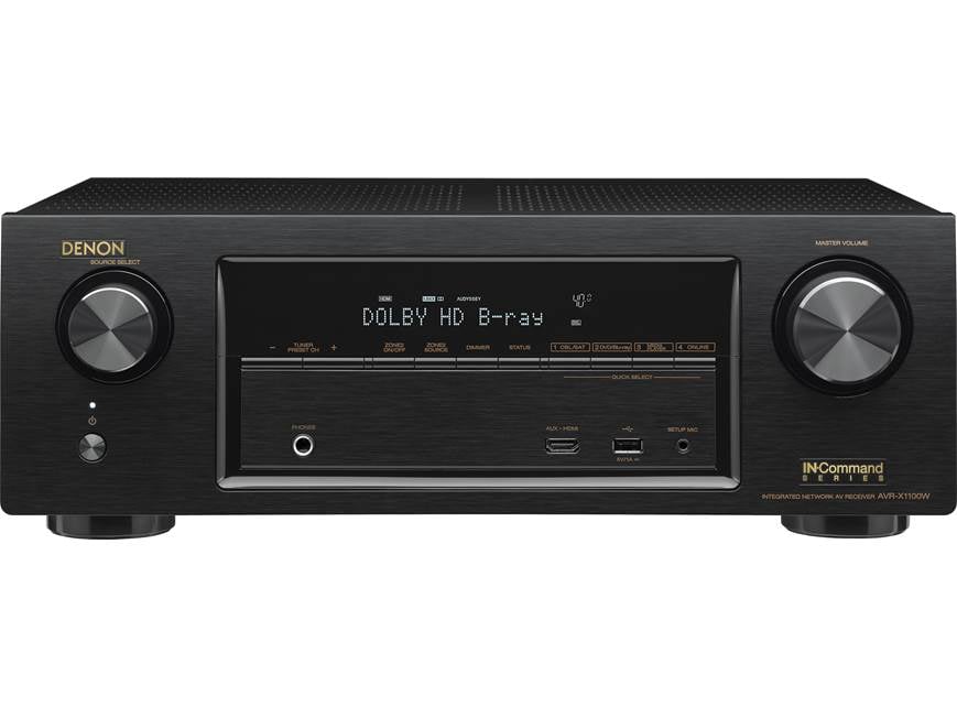 Denon AVR-X1100W IN-Command 7.2-channel home theatre receiver with
