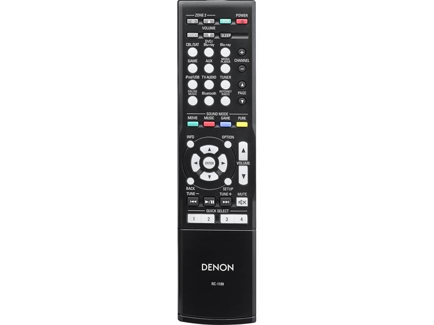 Denon AVR-X1100W IN-Command 7.2-channel home theatre receiver with