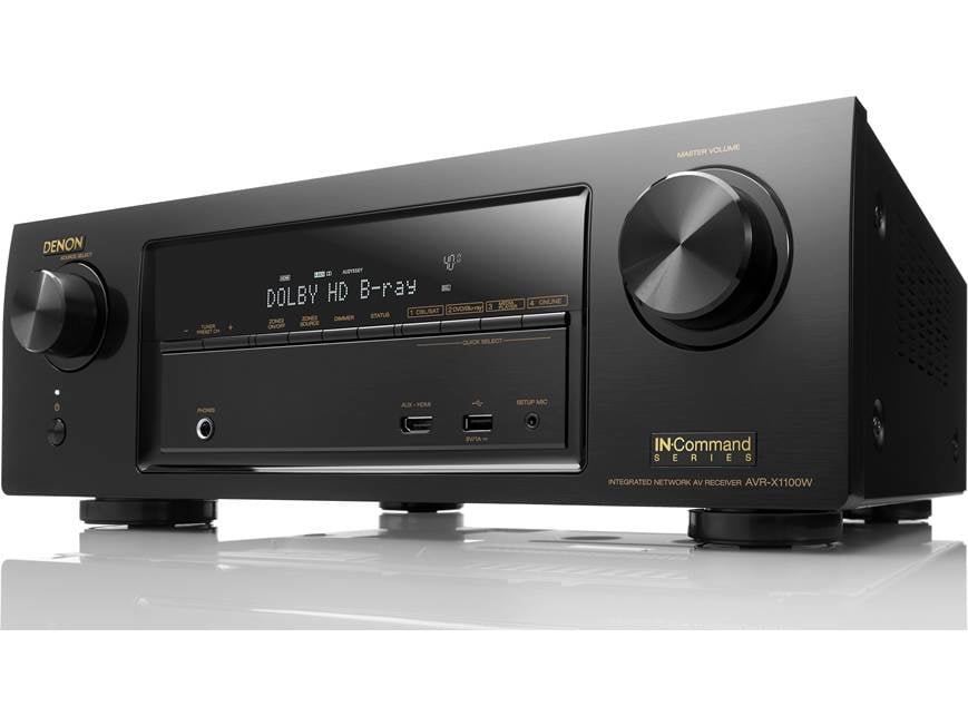 Denon AVR-X1100W IN-Command 7.2-channel home theatre receiver with