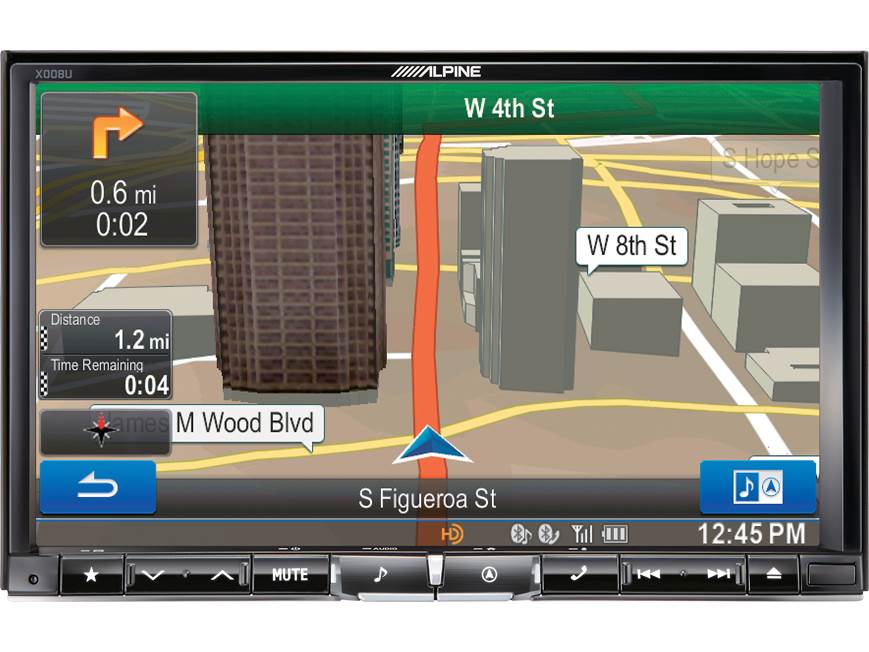 Alpine X008U Navigation receiver with 8