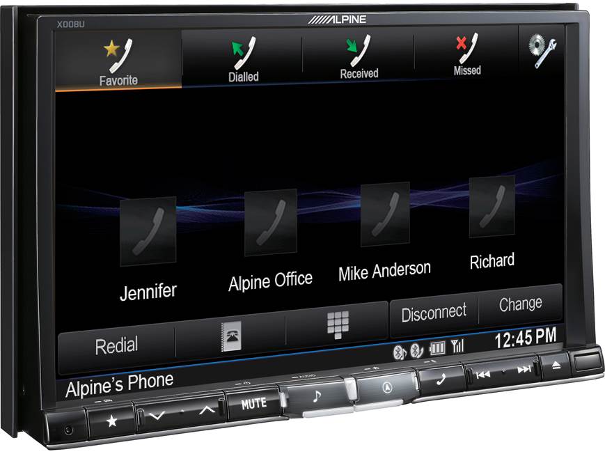 Alpine X008U Navigation receiver with 8