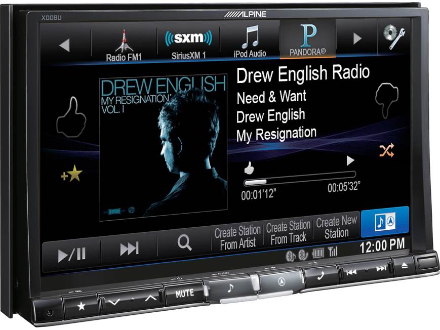 Alpine X008U Navigation receiver with 8 Alpine X008U Navigation receiver with 8