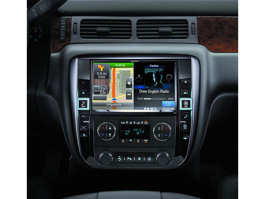 Alpine X009-GM In-Dash Restyle System Navigation receiver — custom