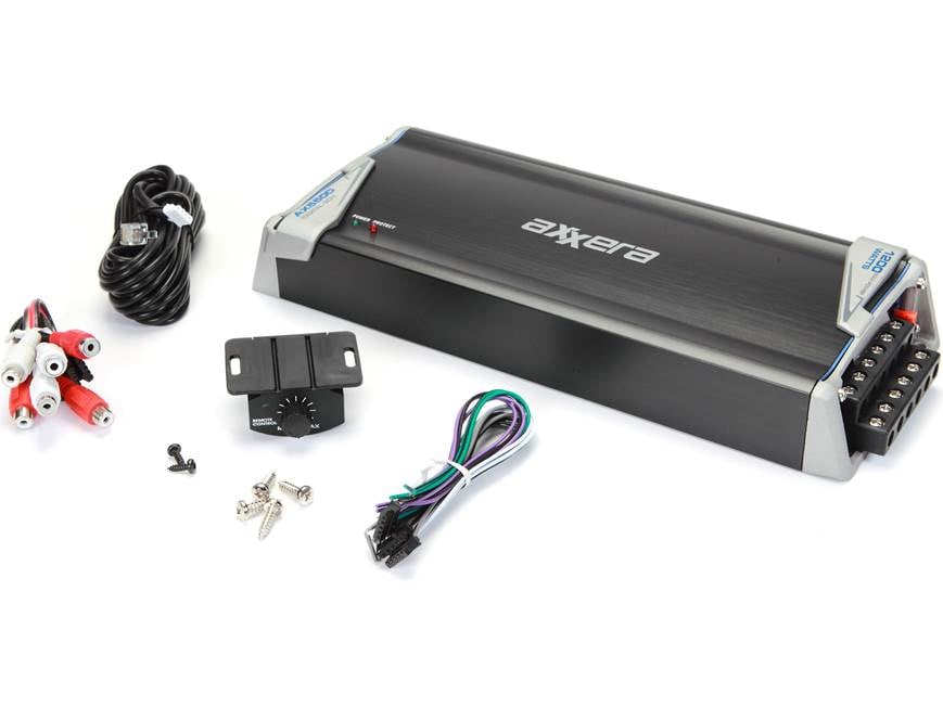 kei&an Axxera AX550D 5-channel car amplifier — 56 watts RMS x 4 at 4 ohms