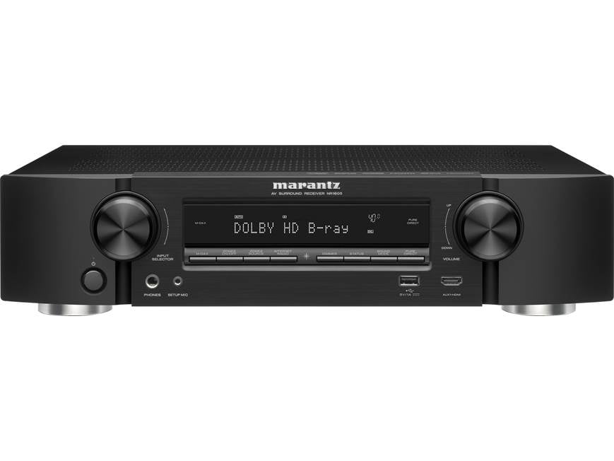 Marantz NR1605 7.1-channel home theatre receiver with Wi-Fi