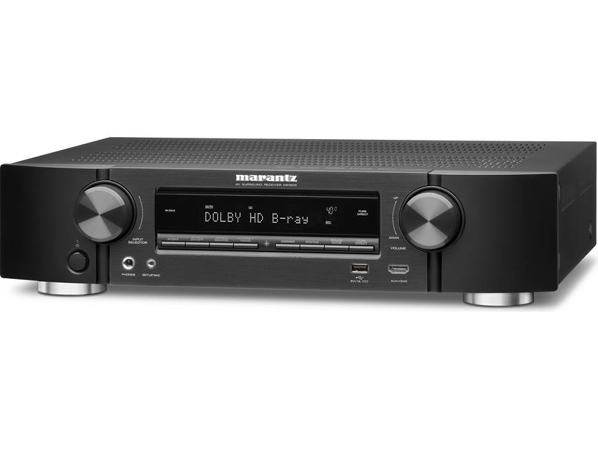 Marantz NR1605 7.1-channel home theatre receiver with Wi-Fi