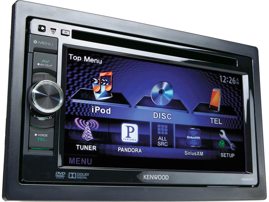 Kenwood DDX371 DVD receiver at Crutchfield Canada