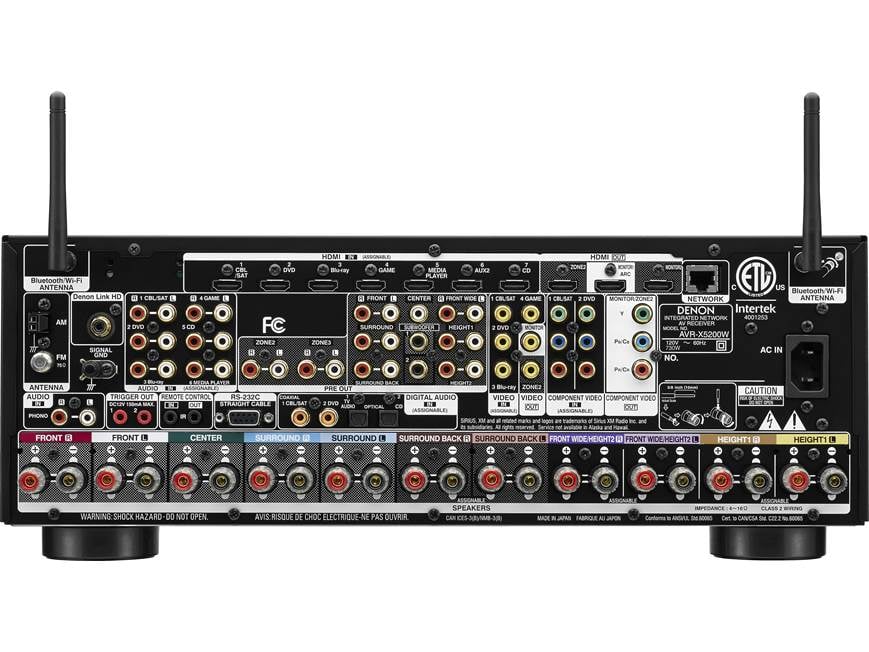 Denon AVR-X5200W IN-Command 9.2-channel home theatre receiver with