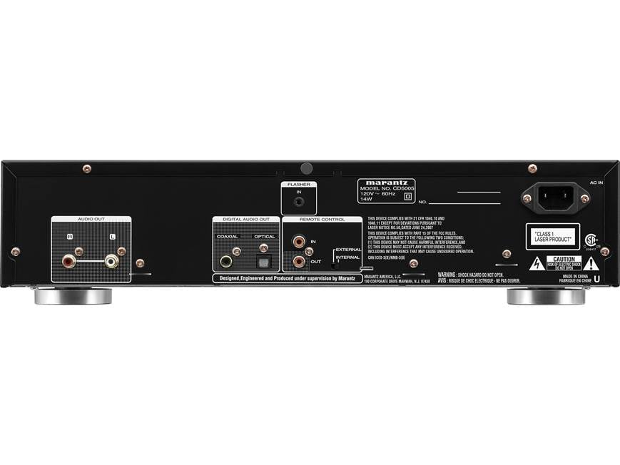 Marantz CD5005 Single-disc CD player at Crutchfield Canada