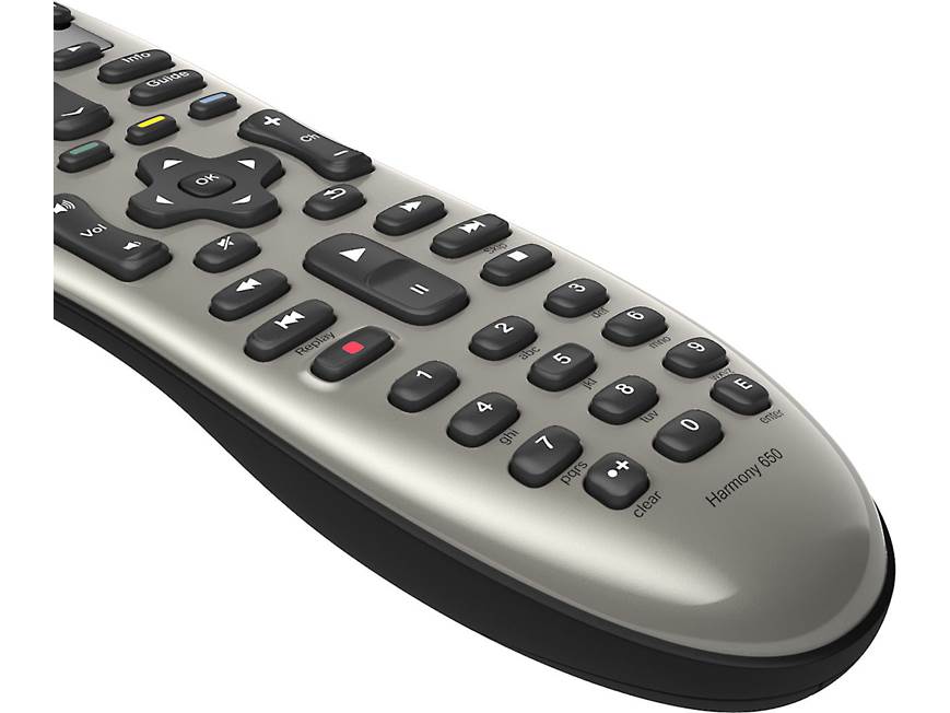 Logitech® Harmony® 650 Universal remote with colour screen at