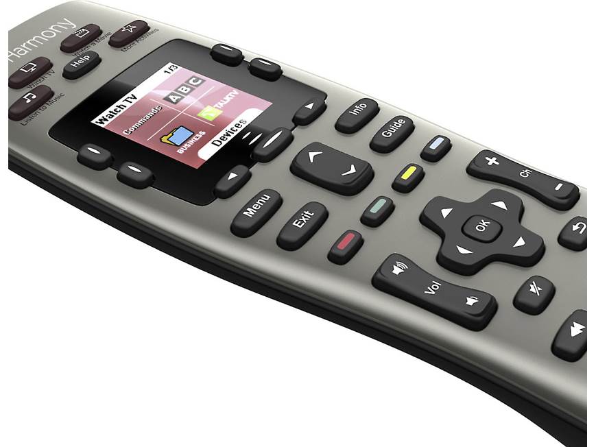 Logitech® Harmony® 650 Universal remote with colour screen at