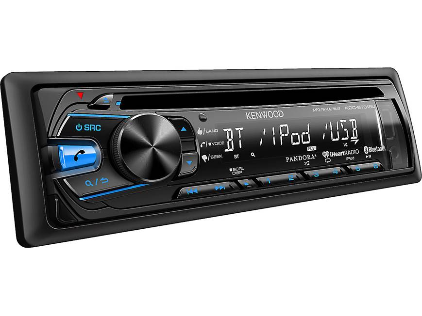 カーオーディオ KENWOOD U318BT Bluetooth CD USB 1DINCD Kenwood KDC-BT318U CD receiver at Crutchfield Canada
