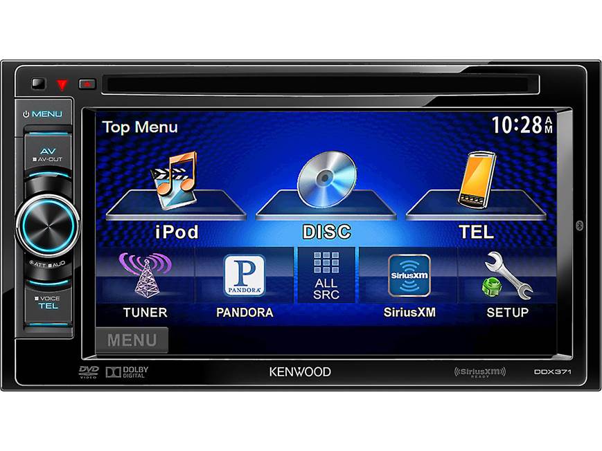 Kenwood DDX371 DVD receiver at Crutchfield Canada