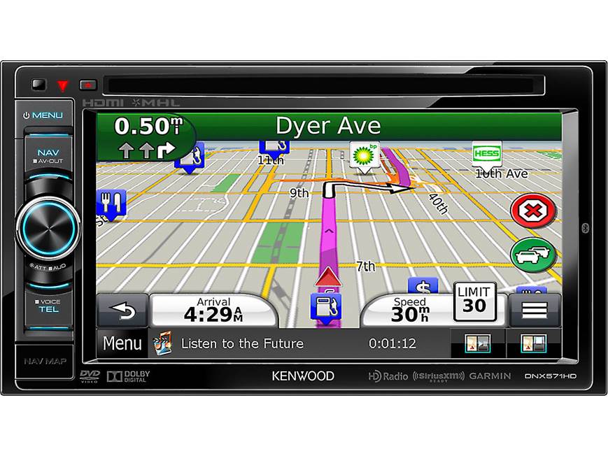 Kenwood DNX571HD Navigation receiver at Crutchfield Canada