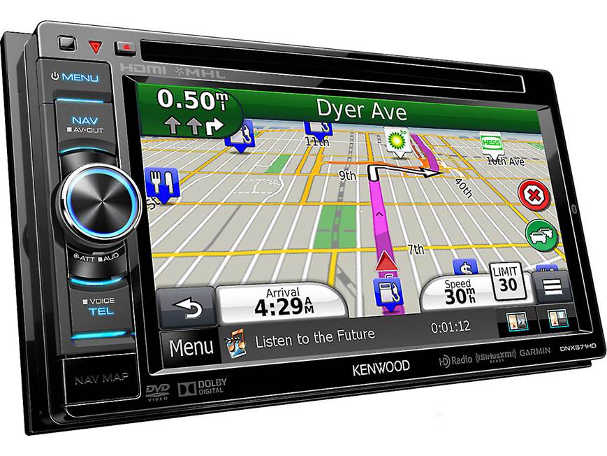 Kenwood DNX571HD Navigation receiver at Crutchfield Canada