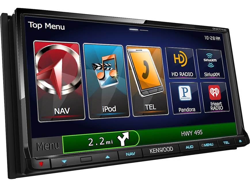 Kenwood DNX771HD Navigation receiver at Crutchfield Canada