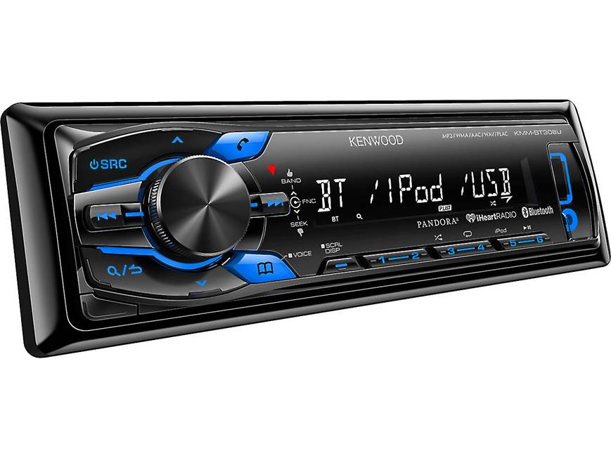 カ*リ様 KENWOOD 200mm ワイドモデル Bluetoothユニット Kenwood KMM-BT308U Digital media receiver at Crutchfield Canada