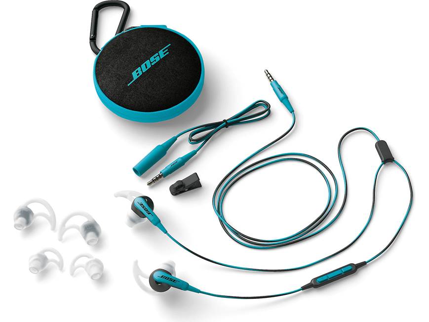 Bose® SoundSport™ in-ear headphones (Blue) For iPhone®, iPad®, and