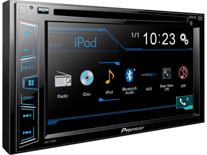 Pioneer AVH-270BT DVD receiver at Crutchfield Canada