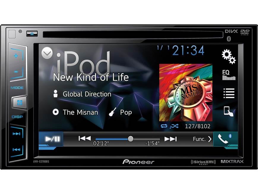Pioneer AVH-X2700BS DVD receiver at Crutchfield Canada
