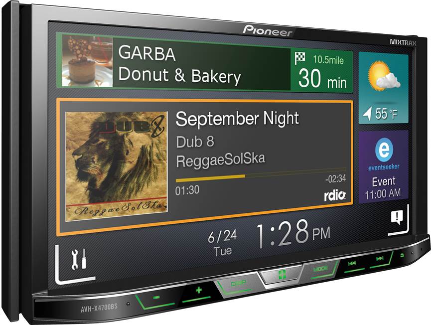 Pioneer AVH-X4700BS DVD receiver at Crutchfield Canada