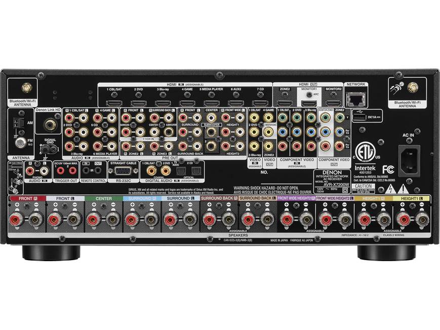 Denon AVR-X7200W IN-Command 9.2-channel home theatre receiver with