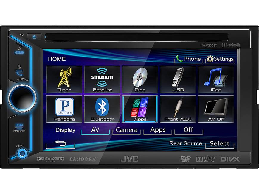 JVC Arsenal KW-V200BT DVD receiver at Crutchfield Canada