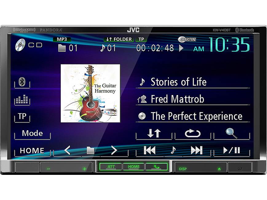 JVC KW-V40BT DVD receiver at Crutchfield Canada JVC KW-V40BT DVD receiver at Crutchfield Canada
