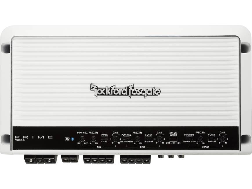 Rockford Fosgate M600-5 5-channel marine amplifier — 50 watts x 4