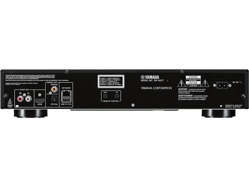 Yamaha BD-S677 3D Blu-ray player with Wi-Fi® at Crutchfield Canada