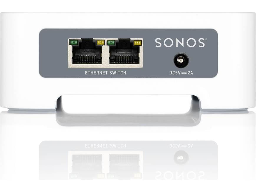 Sonos® BRIDGE Connect to your router for easy wireless operation