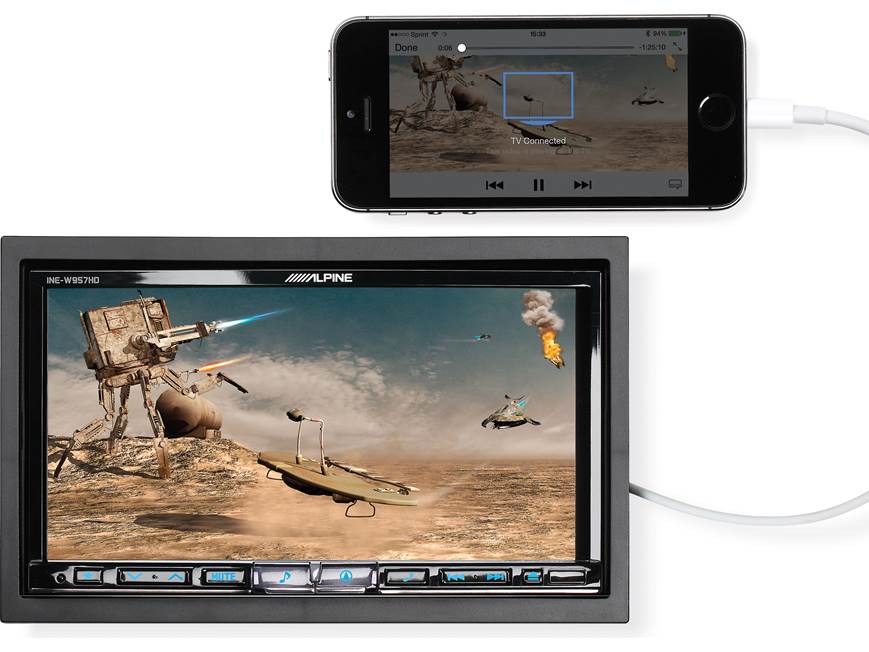 Alpine INE-W957HD Navigation receiver at Crutchfield Canada
