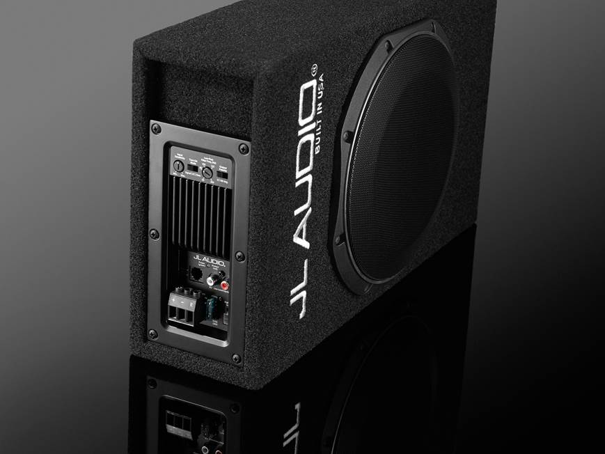 JL Audio ACS110LG-TW1 PowerWedge+™ powered subwoofer with 10