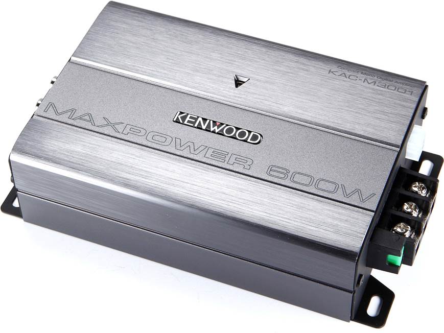 Kenwood KAC-M3001 Compact mono subwoofer amplifier — 300 watts RMS