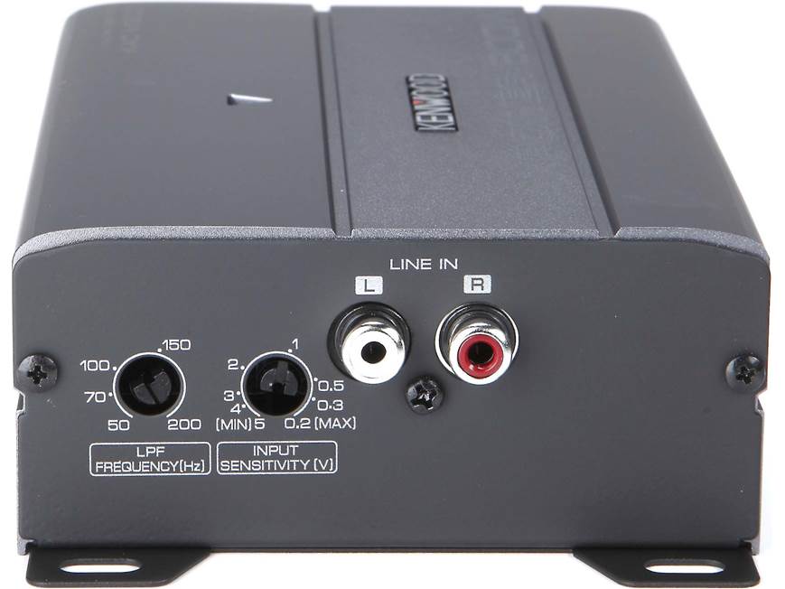 Kenwood KAC-M3001 Compact mono subwoofer amplifier — 300 watts RMS
