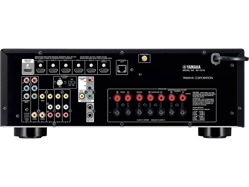 アンプ YAMAHA NAYURAL SOUND AV RECEIVER RX-V579 Yamaha RX-V579 7.2-channel home theatre receiver with Wi-Fi