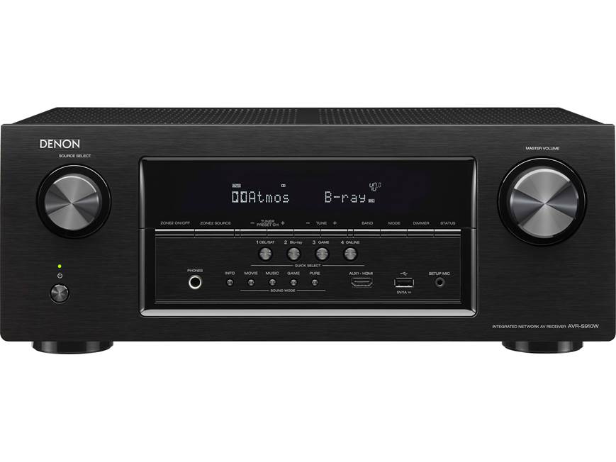 Denon AVR-S910W 7.2-channel home theatre receiver with Wi-Fi