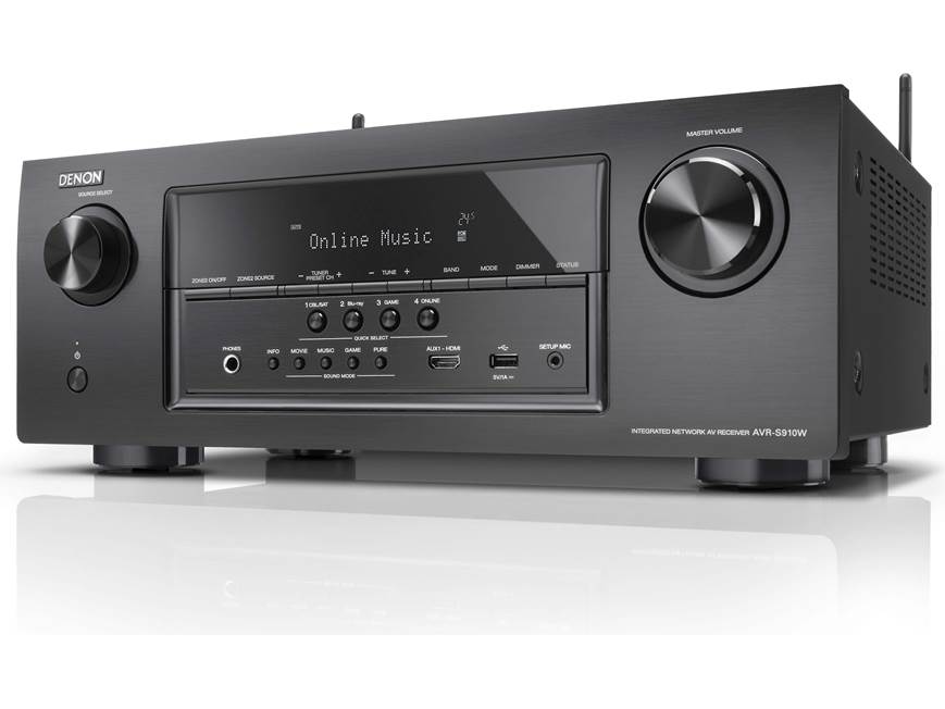Denon AVR-S910W 7.2-channel home theatre receiver with Wi-Fi