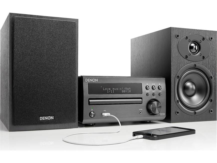 Denon D-M40 CD/FM micro desktop stereo system at Crutchfield Canada