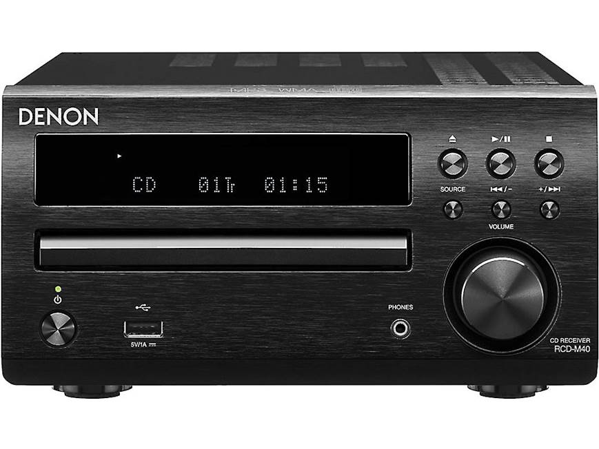 Denon D-M40 CD/FM micro desktop stereo system at Crutchfield Canada
