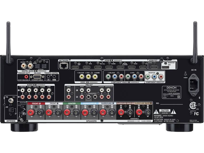 Denon AVR-X3200W IN-Command 7.2-channel home theatre receiver with